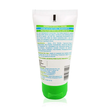 Mamaearth Mineral Based Sunscreen - 50Ml | Infused With Calendula & Zinc Oxide | Protects Against Uv Rays With Spf 20, Deeply Nourishes & Soothes Skin, Sensitive